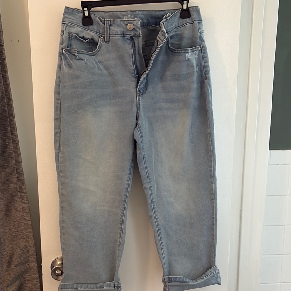 Time and Tru Blue Boyfriend Jeans Relaxed Fit